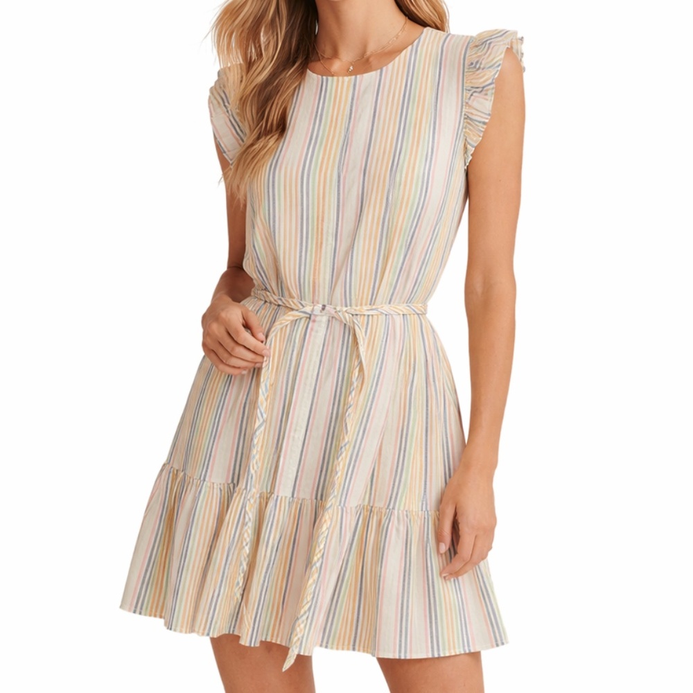 Marine Layer - Laney Mini Dress Beachy Stripe V2